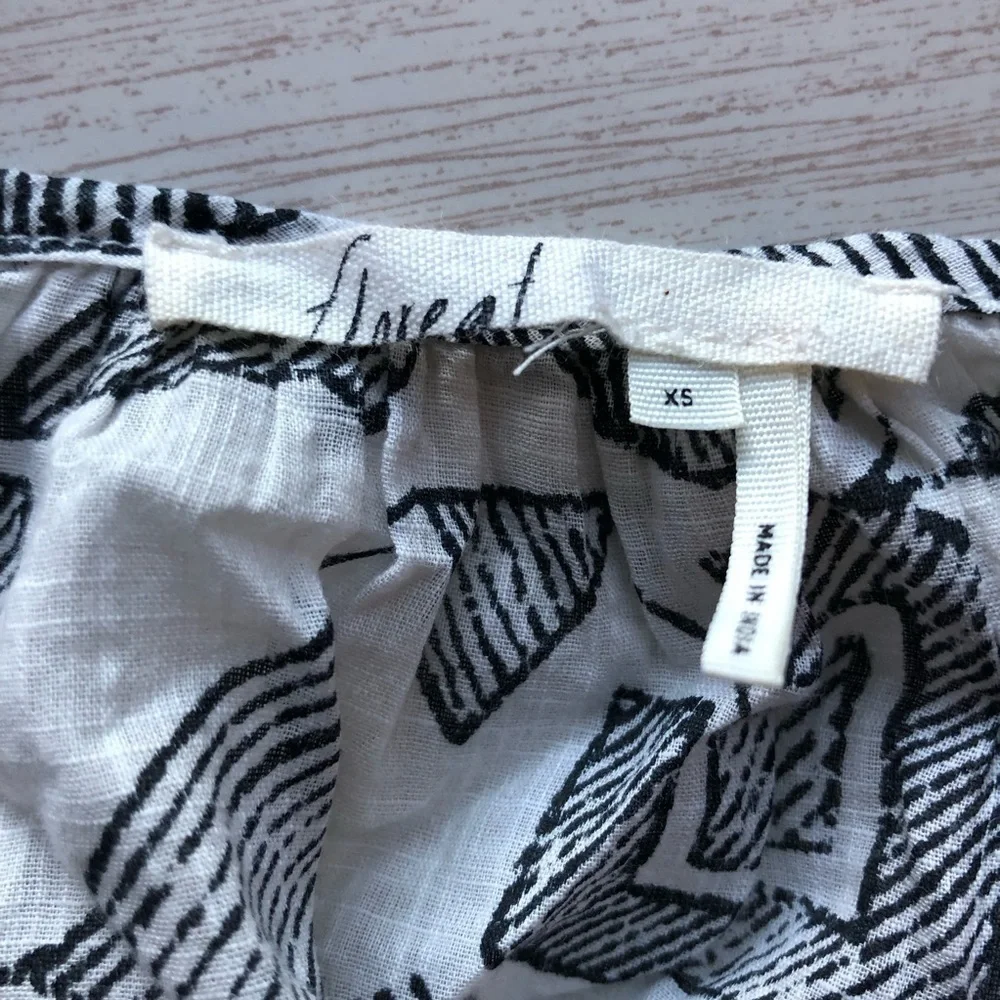 Anthropologie Floreat Embroidered Cuata Top - Picture 4 of 7